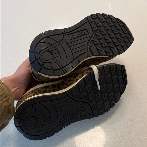 Autry Women's Leopard Print Sneakers - Picture 2 of 4